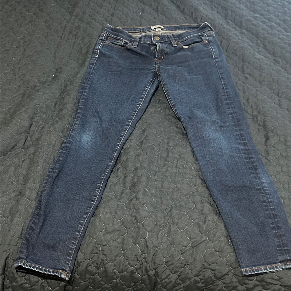 J. Crew Dark Blue Skinny Jeans